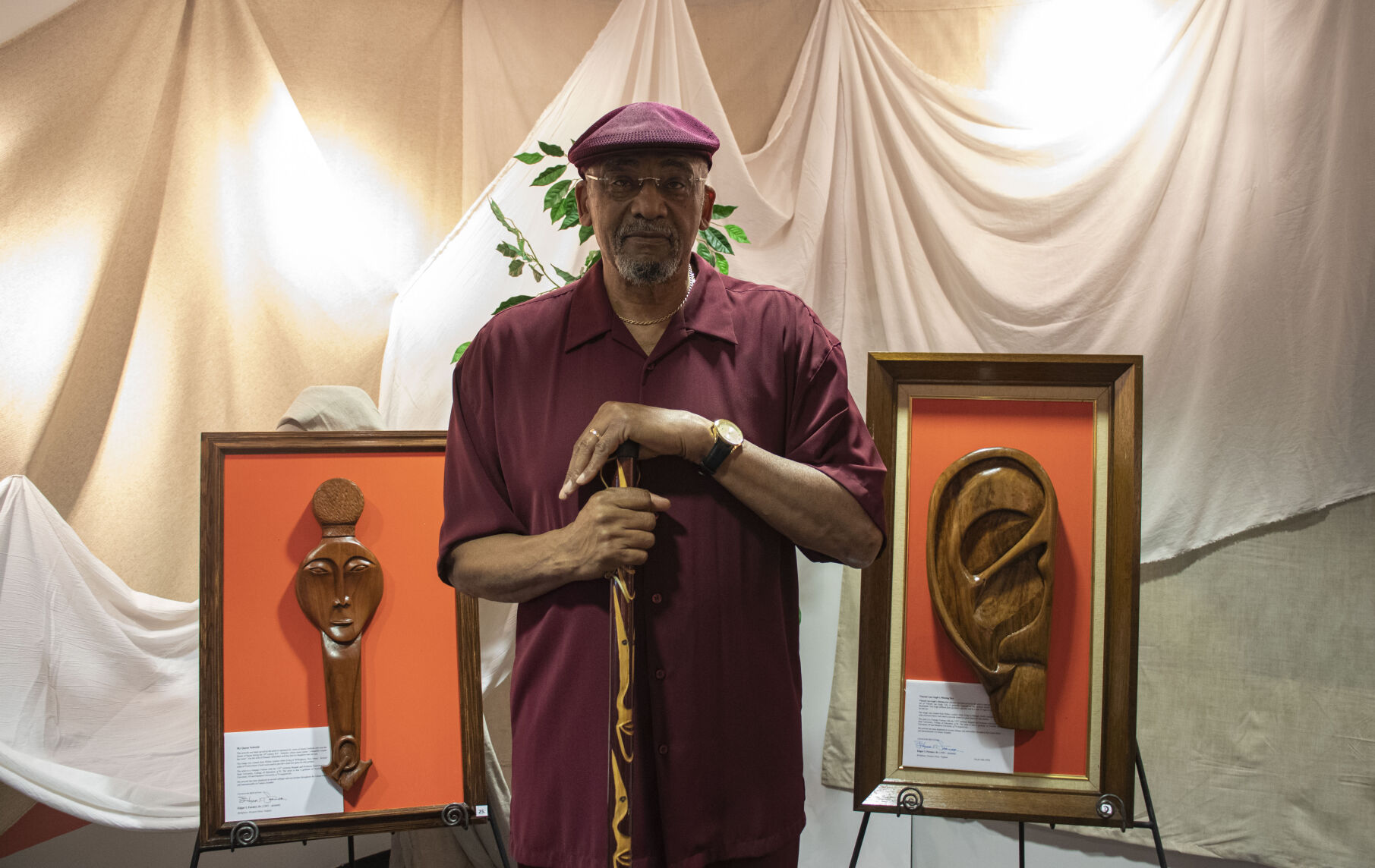 Juneteenth Art Gallery at Penn State Downtown Theater Center_Edgar Farmer Sr. Portrait